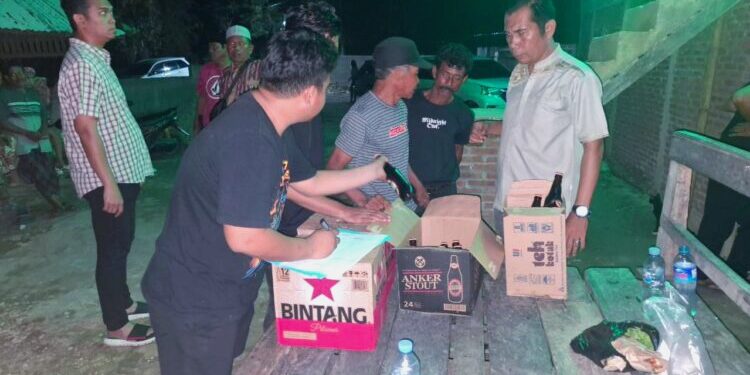 Ciptakan Rasa Amanan Di Bulan Ramadhan Polres Pinrang Gelar Opresi Cipkon Dengan Sasaran Peredaran Miras Dibeberapa Cafe
