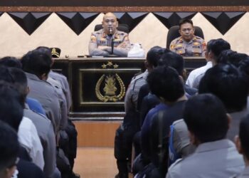 Tatap Muka Kapolres Pinrang, Beri Penekanan Penting Untuk Personel Dan Menjadi Pedoman Dalam Pelaksanaan Tugas Sehari-Hari