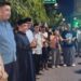 Sudirman Bungi Melepas Secara Resmi Pawai Patrol Didepan Rujab Bupati Dan Wakil Bupati Pinrang