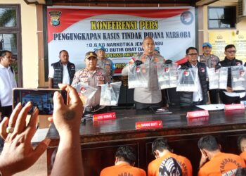 Satresnarkoba Polres Pinrang Berhasil Mengamankan 30 Orang tersangka Penyalahgunaan Narkotika, 7 diantaranya Adalah Target Operasi