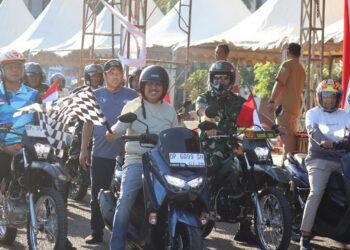 Merdeka Ride Warnai Peringatan HUT RI ke-80 di Kabupaten Pinrang