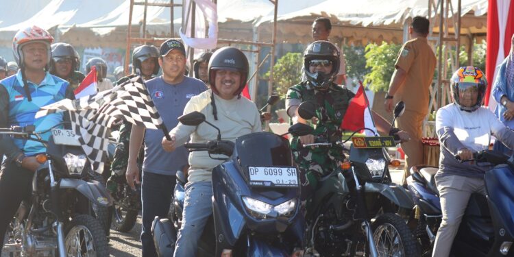 Merdeka Ride Warnai Peringatan HUT RI ke-80 di Kabupaten Pinrang