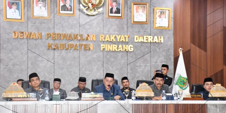 Pinrang Wujudkan Masyarakat Inklusif, DPRD Pinrang Sahkan Propemperda Tahun 2026 dan Setujui Dua Ranperda Non-APBD.