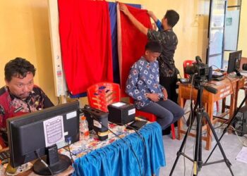 Disdukcapil Kabupaten Pinrang Lakukan Perekaman KTP Untuk Warga Pinrang Yang Menimba Ilmu di Pesanten Al-Urwatul Wutsqaa