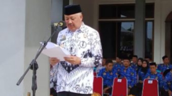 Kadis Pendidikan Dan Kebudayaan Pinrang Hadiri Upacara Hut PGRI