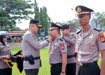 Polres Pinrang Gelar Korps Raport Kenaikan Pangkat Personel Periode Januari 2026