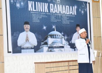 Klinik Ramadhan Pemkab Pinrang Hadirkan Tausiah Ustadz Nukman Besti ingatkan Pentingnya Menjaga Silaturahmi