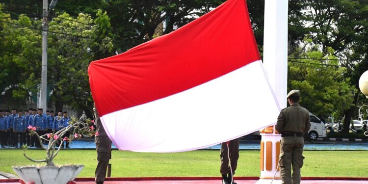 Setwan DPRD Pinrang jadi Pelaksana Upacara Harkitnas ke-118, Wakil Bupati Pimpin Upacara