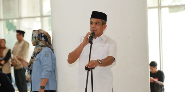 Wabub Pinrang Sambut Kepulangan Jemaah Haji Kloter 8 di Mesjid Agung Al-Munawir