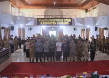 Pemkab Pinrang Tegaskan Komitmen Antikorupsi Lewat Rakor 2026 dan Tindak Lanjut SPI 2025 Bersama KPK