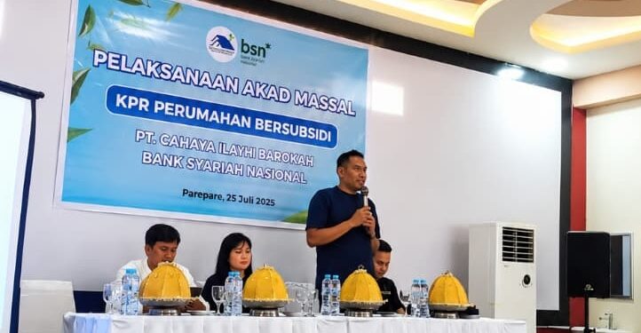 PT.Cahaya Ilahi Barokah Kolaborasi Dengan Bank Syariah Nasional Gelar Akad Massal