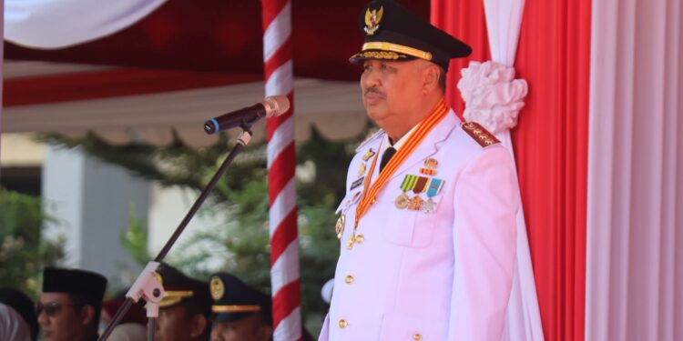 HUT RI ke-81 Bupati Pinrang Kemerdekaan Harus Diisi Kerja Nyata Nyata dan Pengabdian