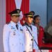 Wabup Sudirman Bungi Jadi Inspektur Upacara Penurunan Bendera HUT RI ke-81 di Pinrang